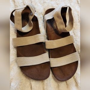 White Mountain Harlequin Ankle Strap Sandal